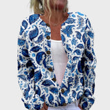 Elegantiškas Megztas Liemenė su Raštu