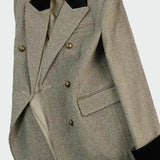 Švarkas su Dvigubu Uždarymu