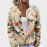 Elegantiška Megzta Liemenė su Raštu