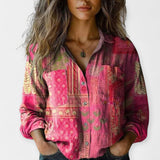 Vintage Marškinėliai su Raštu