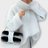 Paulina - Minkšta moteriška ilgomis rankovėmis gobtuvė