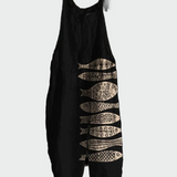 Retro jumpsuit su gėlių raštu – Elegantiškas stilius ir patogumas