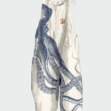 Moteriškas platus džinsinis kombinezonas