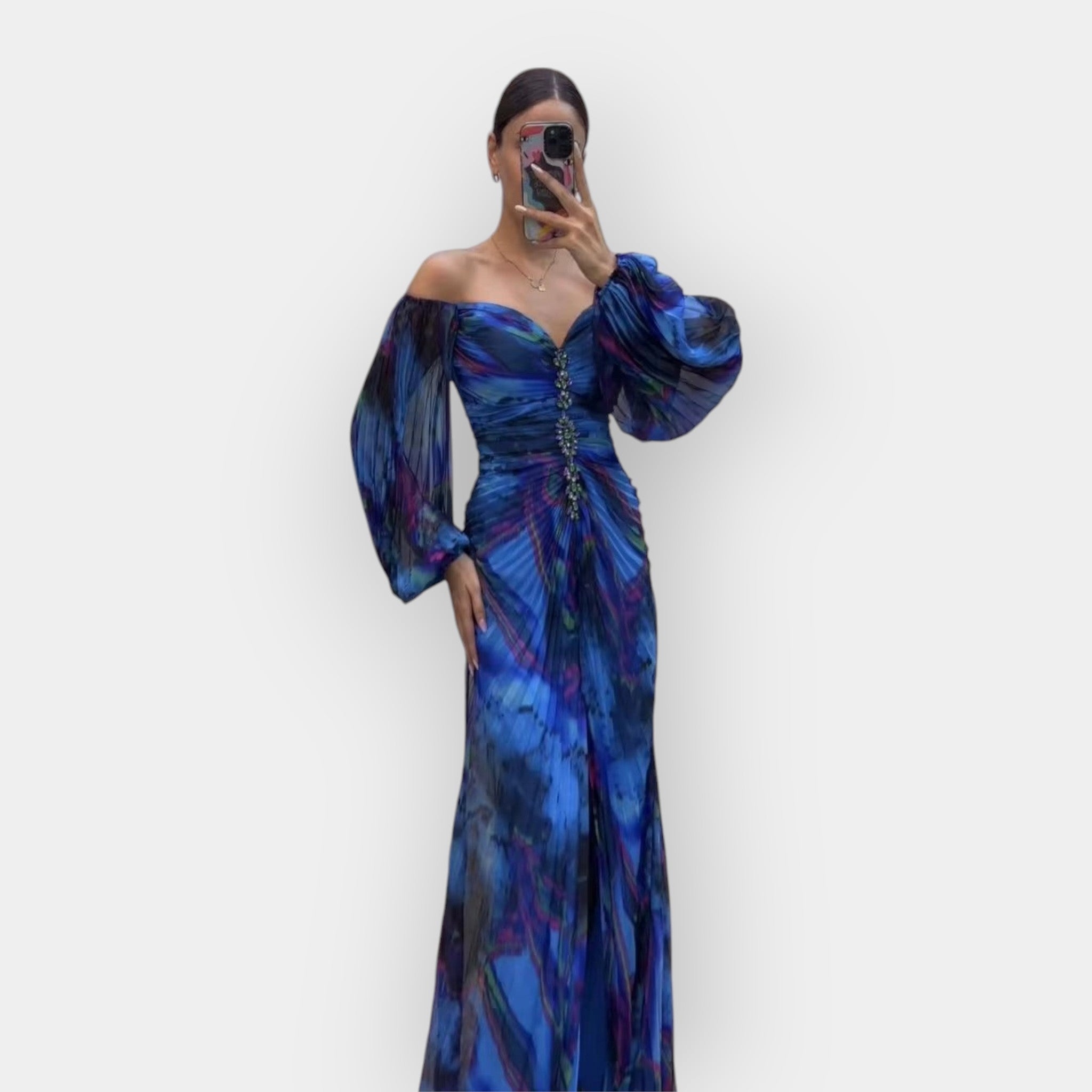 Lengvas Suknelė su Iškirpte