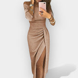 Elegantiška Suknelė su Stilinga Kirpimo