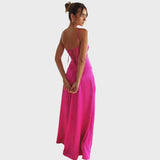 Petronėlė | Juoda nėriniuota žavinga ilga suknelė