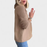 Monika - Elegantiška striukė su megztomis rankovėmis