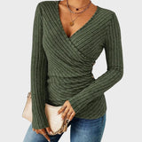 Švelnumas | ilgomis rankovėmis palaidinė, formuojanti pilvuką