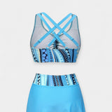 Paplūdimio bikini sijonas