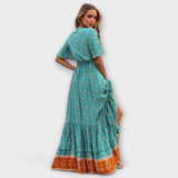 Madalena - Boho maxi suknelė