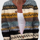 Megztinis be rankovių su raštu