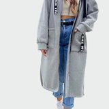 Ilgas Paltas su Kapišonu