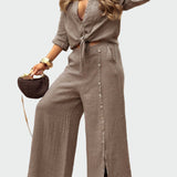 Moteriškas, modernus, vienos spalvos, dvikomplektis kostiumas