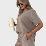 Dvigubos Spalvos Medvilnės 2 Dalių Komplektas