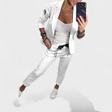 Karolina - Individualiai pritaikytas komplektas su minkštu švarku ir laisvomis sportinėmis kelnėmis