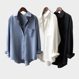 Madinga Marškinėlių Bluzonė su Elegantiška Linija ir Modernia Detale