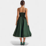 Midi Suknelė su Tiuliu ir Stiliumi