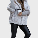 Vygailė | Moteriška bomber stiliaus striukė su gobtuvu