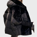 Vygailė | Moteriška bomber stiliaus striukė su gobtuvu