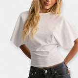 Marškiniai su Patogiais Platiais Rankovėmis