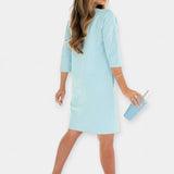 Kasdienis Suknelė su Funkcinėmis Kišenėmis