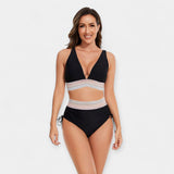 Aukštos Juosmens Bikini su Palaikymu