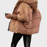 Vygailė | Moteriška bomber stiliaus striukė su gobtuvu