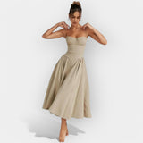 Išskirtinė Midi Suknelė Vasarai